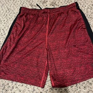 Russell Athletic Red and Black Men's Shorts